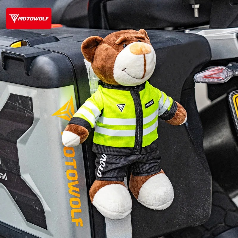 Motorcycle Gear Pants - Motorcycle Decoration Bear Doll Pendant Decoration