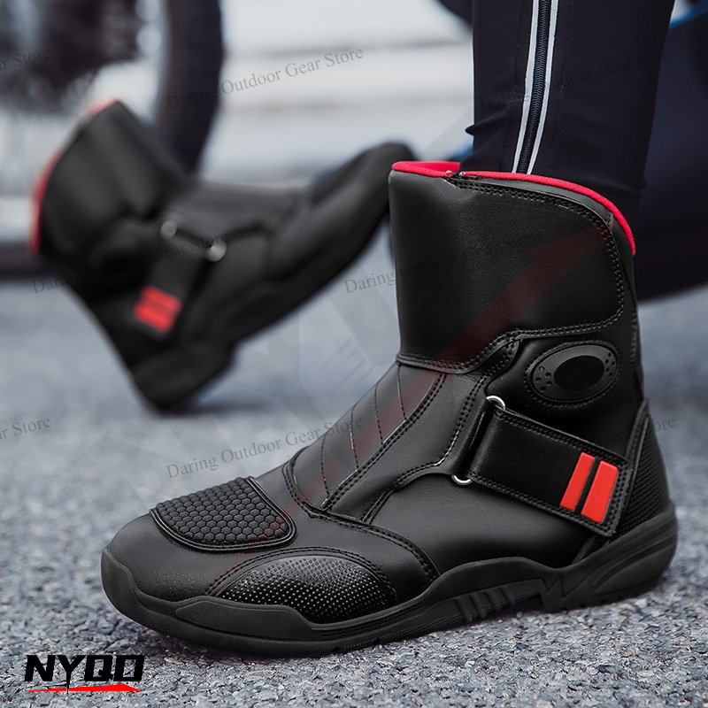 Motorcycle Boots Riding Shoes  - Motorcycle Gear Plus Size Women recension och pris