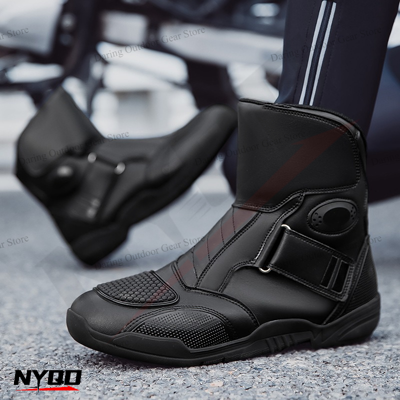 Motorcycle Boots Riding Shoes  - Motorcycle Gear Plus Size Women recension och pris