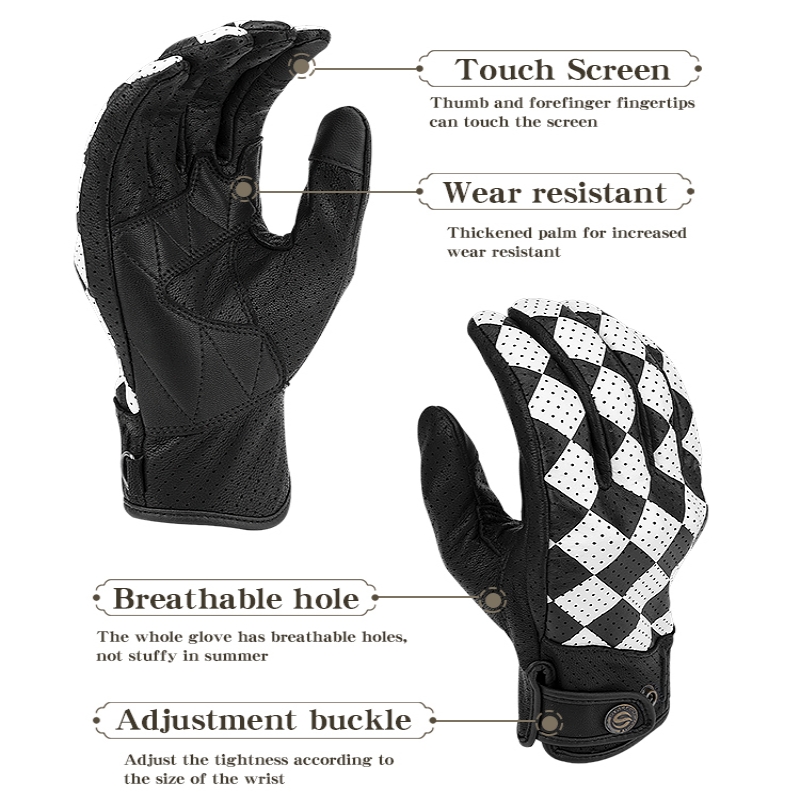 Star Field Knight Black&White  - Motorcycle Gear White recension och pris