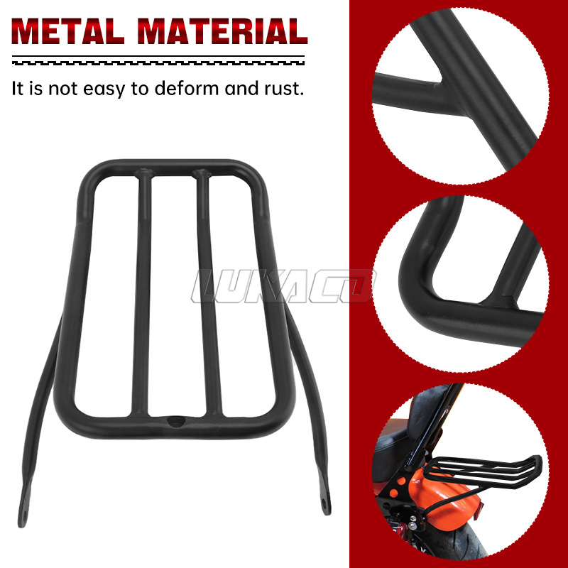 Black Motorcycle Iron Passenge - Motorcycle Gear Rack recension och pris
