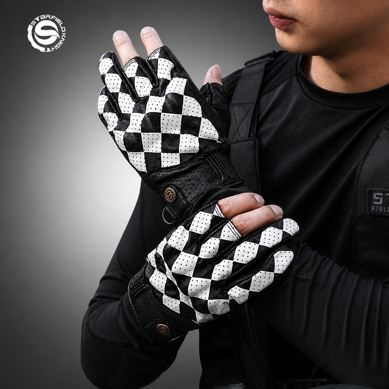 STAR FIELD KNIGHT SKG-566 Summ - Motorcycle Gear White recension och pris