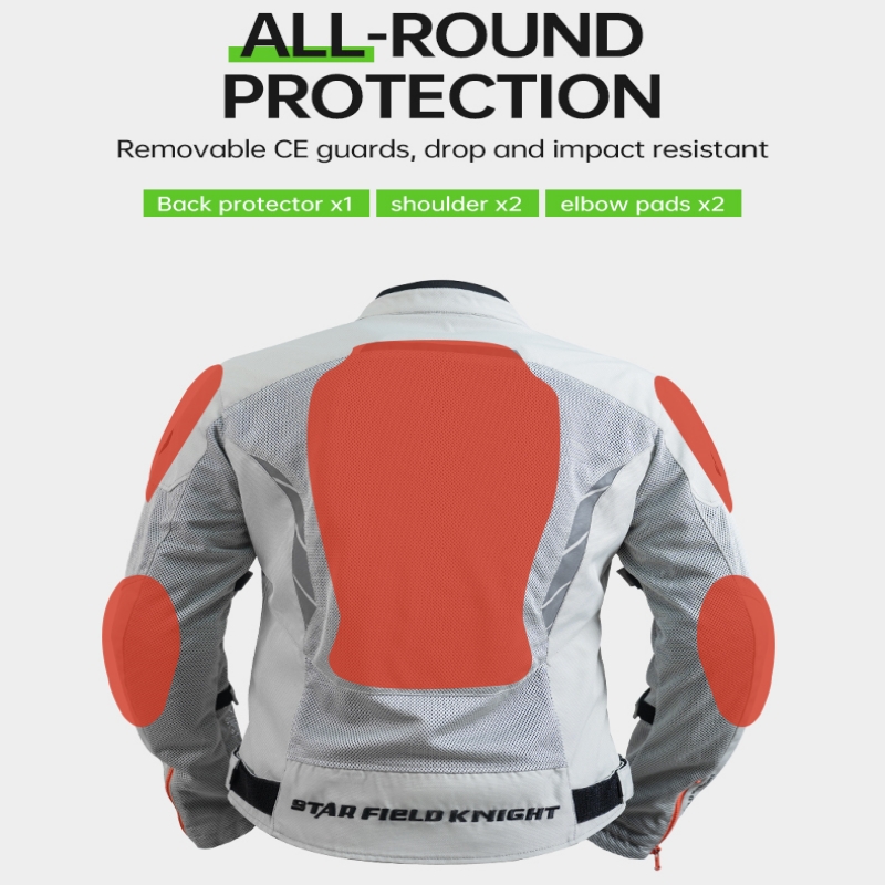 SFK Grey-white Motorcycle Jack - Motorcycle Gear White recension och pris
