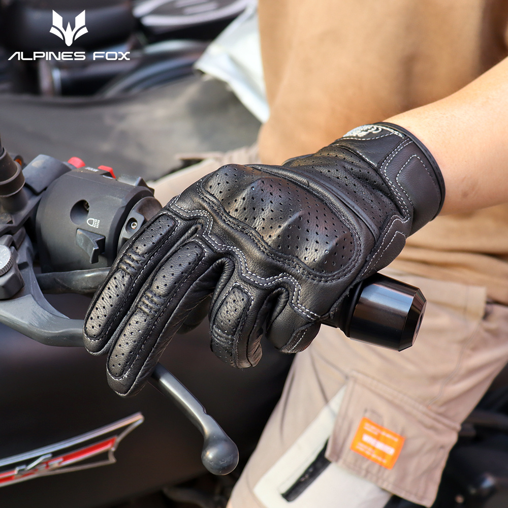 Vintage Motorcycle Gloves Genu - Motorcycle Gear Alpine recension och pris