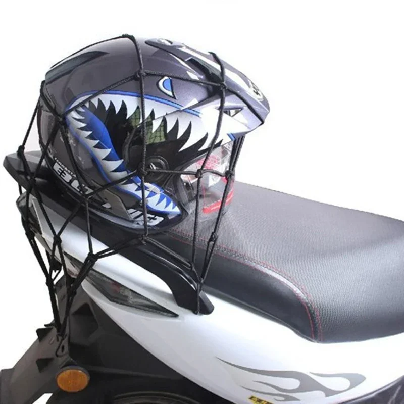 Motorcycle Cargo Net 30x30cm 4 - Motorcycle Gear Wall Mount recension och pris