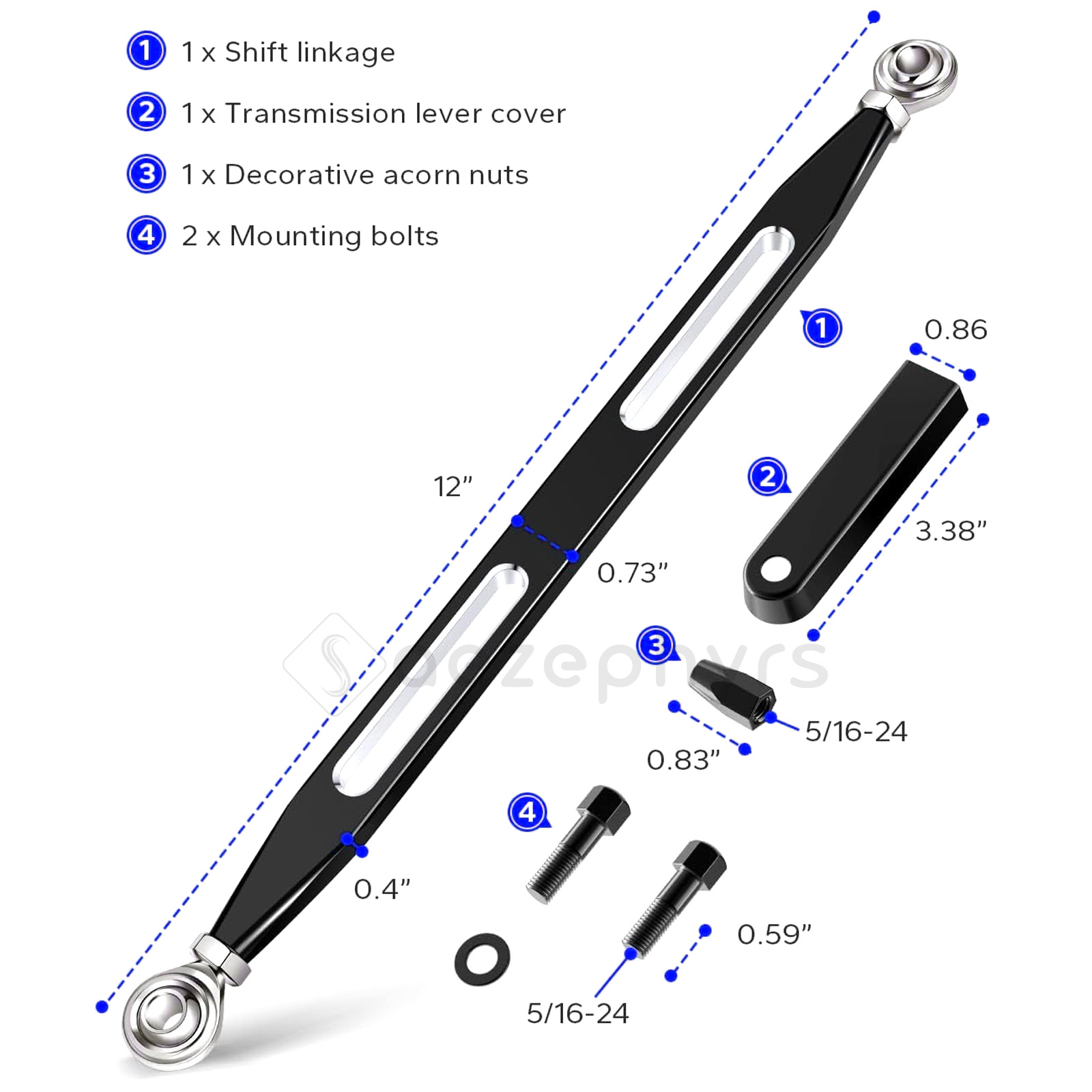 Motorcycle 330mm Aluminum Gear - Motorcycle Gear Shift Pattern recension och pris