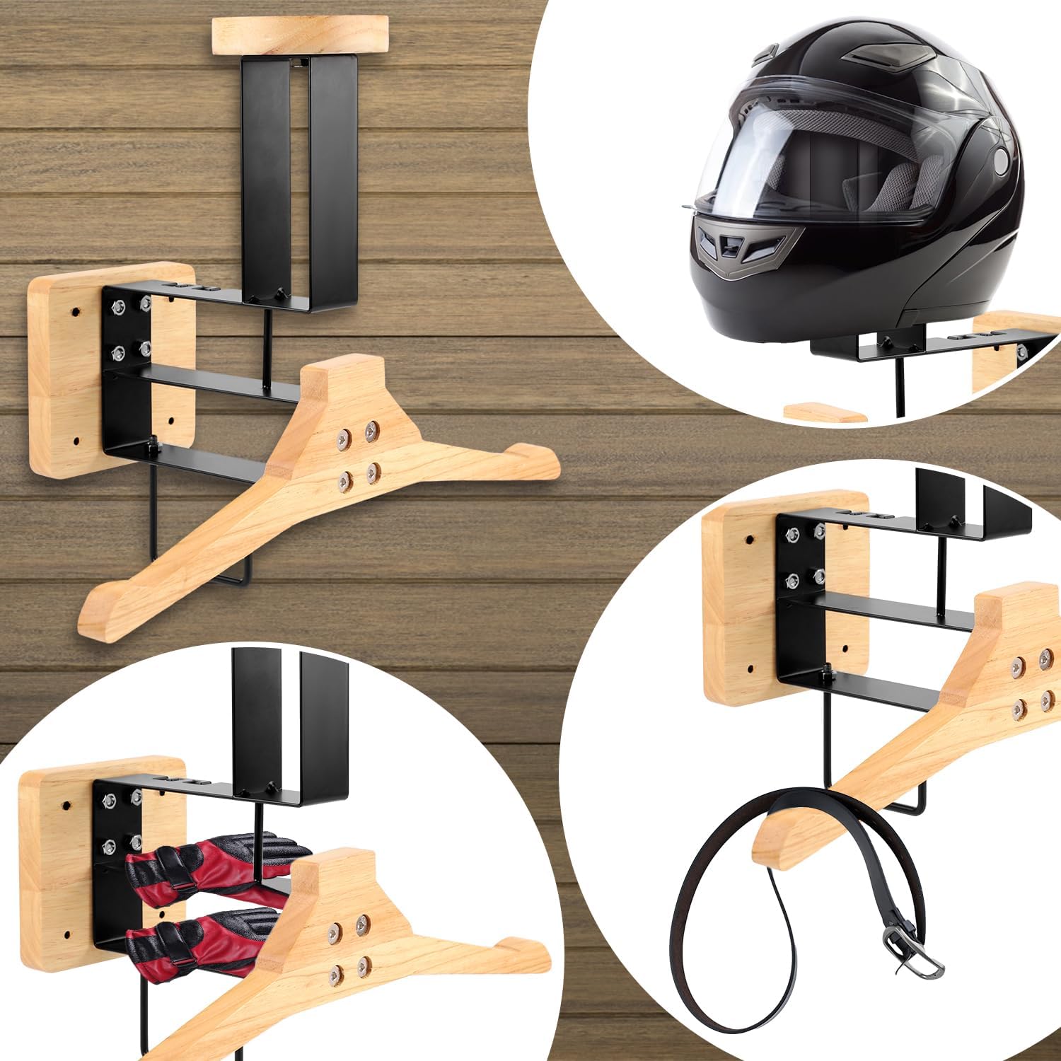 ​Motorcycle Helmet Holder Wall - Motorcycle Gear Wall Mount recension och pris