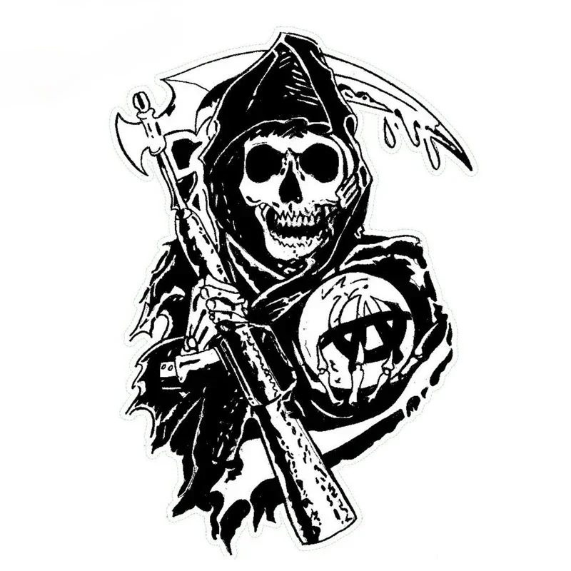 Car Sticker Sons of Anarchy An - Motorcycle Gear Pants recension och pris