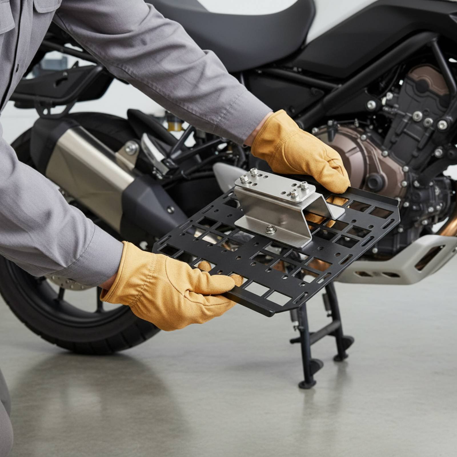 Motorcycle Side Box Hanger Sty - Motorcycle Gear Rack recension och pris