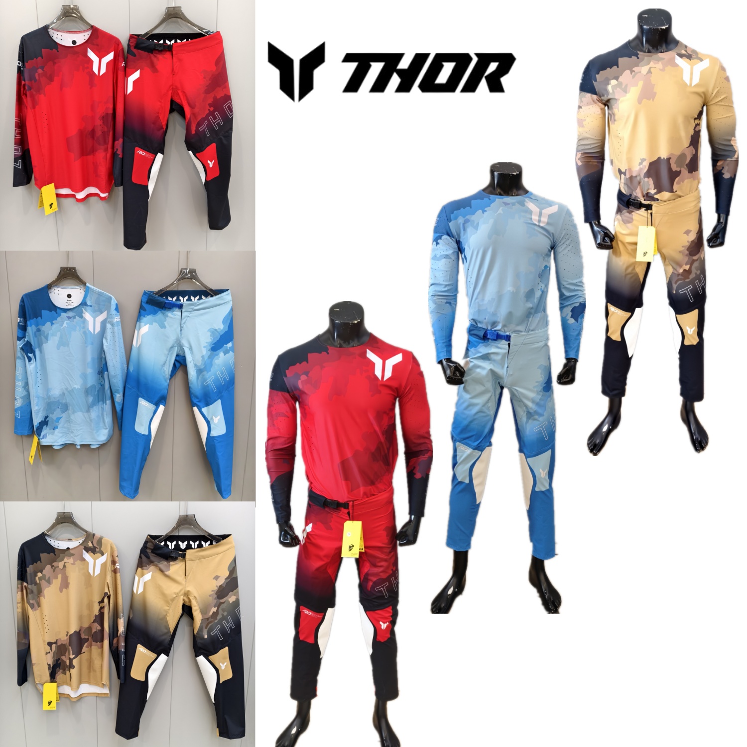 THOR Motocross Gear Set MX Off - Motorcycle Gear Pants recension och pris